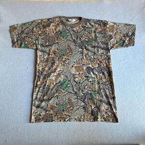 Vintage real tree camo pattern